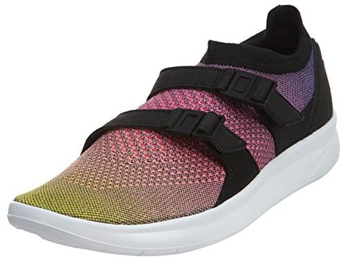 Image of Nike Air Sockracer Flykn - 898021700 - Color Yellow-Pink - Size: 11.0