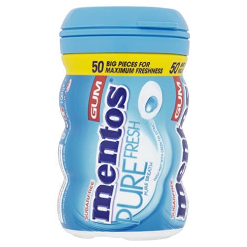 Image of Mentos Gum Pure Fresh, Fresh Mint (Pack of 6, 50-Piece)