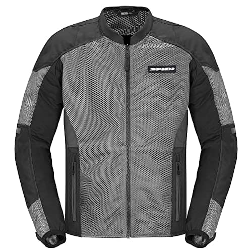 Image of SPIDI Men's Super Net Protective Jacket for Motorcycles, Gray, L