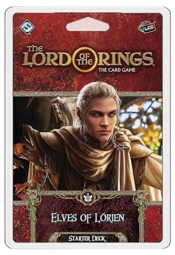 Image of Fantasy Flight Games | The Lord of the Rings LCG: Elves of Lórien Starter Deck | Card Game | Ages 13+ | 1-4 Players | 30-60 Minutes Playing Time