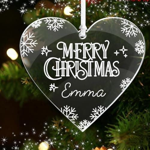 Image of Personalised Christmas Baubles, Personalised Christmas Tree Decorations 2025, Custom Xmas Baubles, Xmas Ornament for Tree, Gifts for Family Kids Mom Dad Friends(Penguins)