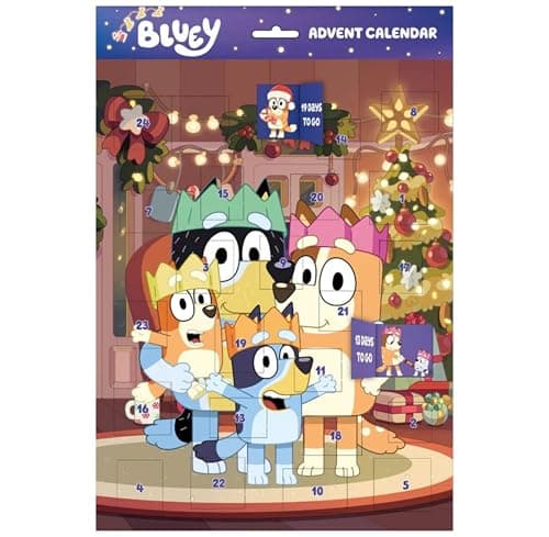 Image of Bluey Advent Calendar for Kids – 24-Day Non-Chocolate Christmas Countdown