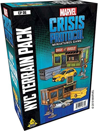 Image of Atomic Mass Games | Marvel Crisis Protocol: Terrain Expansion: NYC Terrain | Miniatures Game | Ages 10+ | 2+ Players | 45 Minutes Playing Time