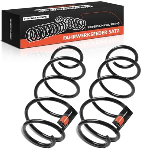 Image of Frankberg 2x Coil Spring Front Axle Compatible with C4 Grand Picasso II DA DE MPV 2013-2024 C4 Picasso II MPV 2013-2024 Replace# 9801945480
