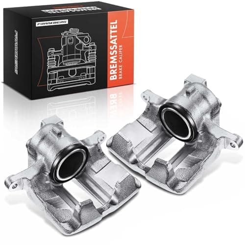 Image of Frankberg 2x Brake Caliper Disc Brake Front Left Right Compatible with Passa.t 3B2 3B3 Passa.t Variant 3B5 3B6 A4 8D2 B5 A4 8E2 B6 A4 8EC B7 Exeo 3R2 Exeo ST 3R5 Replace# 8E0615124X