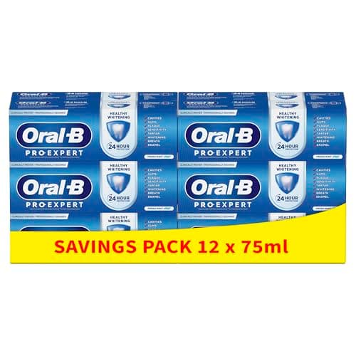 Image of Oral-B Pro-Expert Healthy Whitening Toothpaste 900 ml (75 ml x 12)