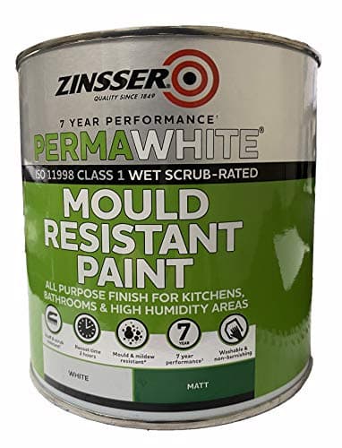 Image of Zinsser Perma White Self-Priming Interior Paint Matt White 1L