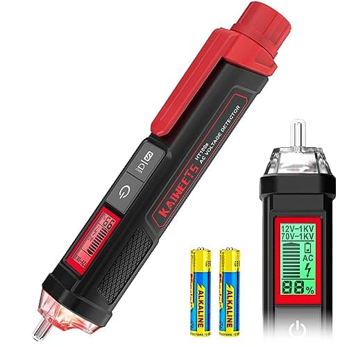 Image of KAIWEETS HT100S Voltage Tester, Dual-Range 12V-1000V/70V 1000V Non-Contact Electric Tester, Sensitivity Electric Compact Pen with NCV, LED Flashlight, Buzzer Alarm, Wire Breakpoint Finder