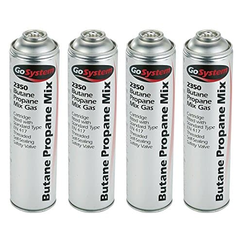 Image of GoSystem 2350 Butane Propane 70:30 Mix Gas Cartridge 350g 631ml - 4 Pack