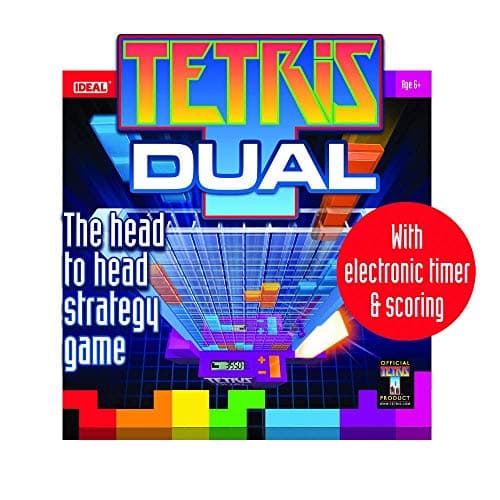 Image of IDEAL | Tetris Dual game: Head to head strategy game | Strategy Game | Tetris | For 2 Players | Ages 6+