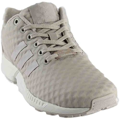 Image of adidas Originals Women's Zx Flux W Running Shoe, Pearl Grey/Pearl Grey/White, 7.5 M US