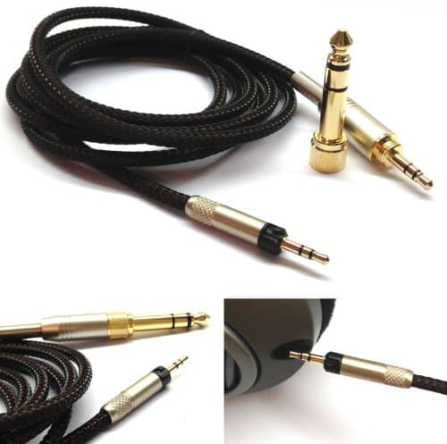 Image of ABLET Replacement Audio Upgrade Cable Compatible with Sennheiser HD598, HD598Cs, HD560s, HD598SE, HD620S, HD400PRO, HD599, HD569, HD579, HD505 Headphone 1.2m/4feet