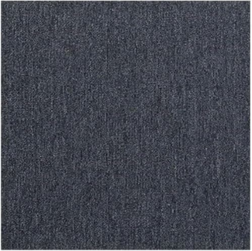 Image of 20pcs Carpet Tiles 50x50 cm | Holywarm 5 SQM Carpet Floor Tiles | Heavy Duty Non-Slip Flooring Rugs for Commercial Retail, Office, Home, Kitchen, Bedroom, Living Room, Bathroom (Black)
