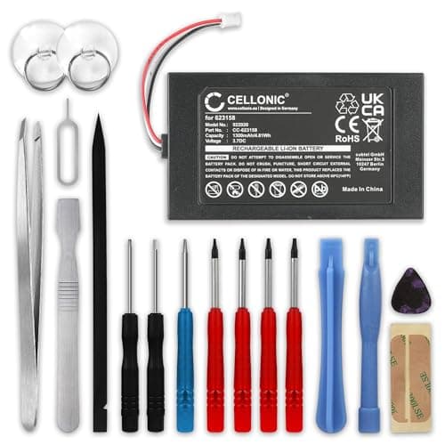 Image of subtel, Battery for compatible with Logitech Elite, Harmony 950, 915-000257 (7V, 1300mAh) + Tool set