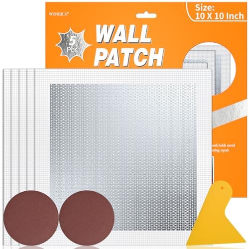 Image of Wall Patch Drywall Repair Kit, 10 x 10 Inch, Self-Adhesive Mesh Patch, Permanently Repairs Damaged Large Walls Hole and Ceilings