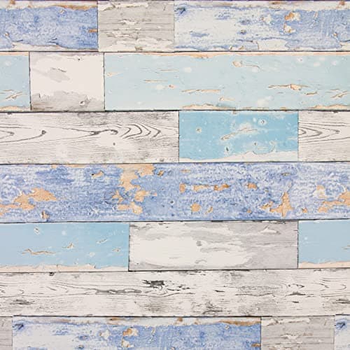 Image of Fablon FAB12941 67.5 cm x 2 m Scrap Wood Roll - Multi-colour