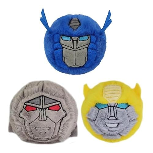 Image of TY Beanie Bouncers Bumblebee, Megatron & Optimus Prime 3-Pack – Soft Plush Toys for Kids – Bouncy Cuddly Toy Set – Collectible Plushies for Boys & Girls – Transformers Soft Toy Bundle