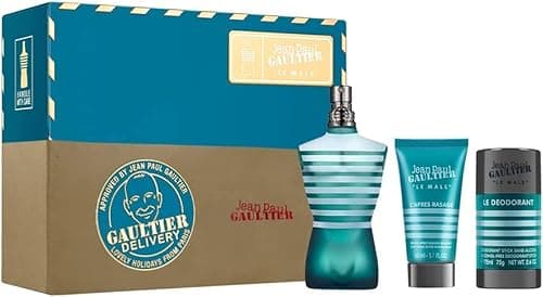 Image of Jean Paul Gaultier Le Male Eau de Toilette 125ml Gift Set 2021 (Contains 125ml EDT, 75ml Deodorant Stick & 50ml After Shave Balm)