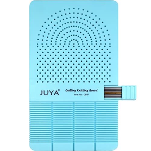 Image of Juya Quilling Knitting Board with 2 Functions Have Sticks Storage (Blue)
