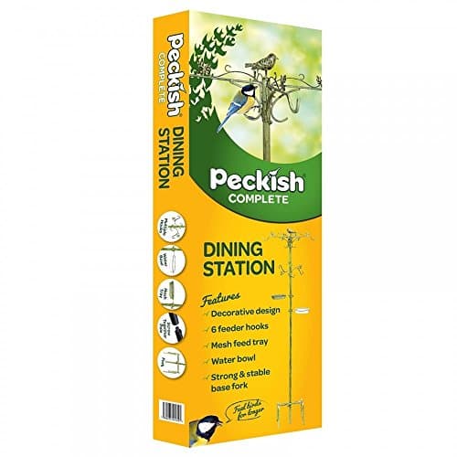 Image of Peckish Complete Dining Station for Wild Birds, Green