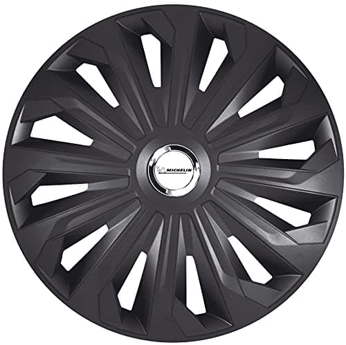 Image of Michelin 92011 Wheel trim Fabienne with reflector system N.V.S., set of 4, 40.64 cm, 16 inches, black
