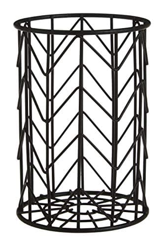 Image of Premier Vertex Utensil Holder, Round, Black Powder Coat Finish
