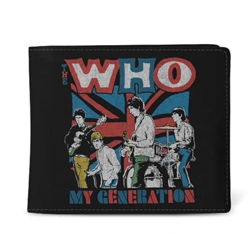 Image of The Who Official Wallet My Generation Union Jack Band Logo Bifold