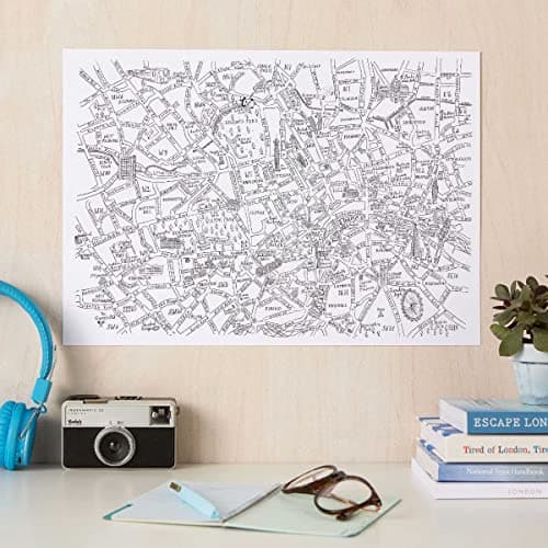 Image of A3 Illustrated London Map (Matt Art Paper)