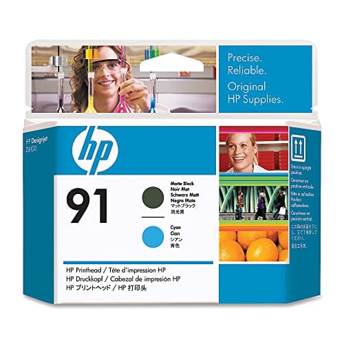 Image of HP Original 91 Matte Black and Cyan Printhead