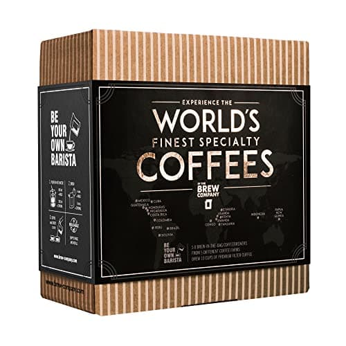 Image of Original Gourmet Coffee Gift Set for Men & Women – 7 of The World’s Finest Single Estate Specialty & Organic Coffees | Brew & Enjoy Anytime, Anywhere | Hamper Style Letterbox Gift Idea for Him & Her