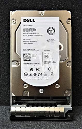 Image of Dell 600gb 15k 3.5" SAS6 Hard Drive - SAS - 15000 RPM - 16 MB Buffer - 1 Pack - W347K