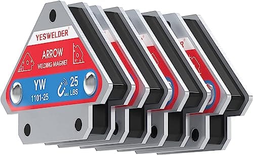 Image of YESWELDER 25 LB Welding Magnet-4 Pieces of Magnetic Welding Holder 25 LBS Holding Power Welding Accessories