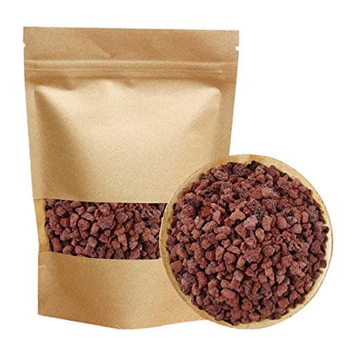 Image of TOYPOPOR Red Lava Accent Rocks Outdoor Decorative Stones for Craft Projects, Vase Fillers, Succulents, Cactus Pots, Terrarium Plants 2.2LB