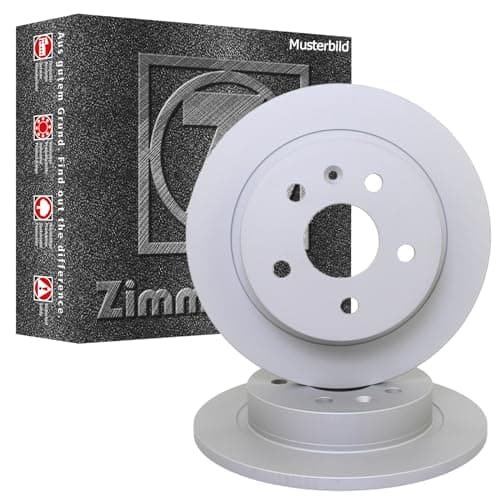 Image of ZIMMERMANN 610.3734.20 2x Rear Brake Discs Diameter 280 mm Fully Compatible with Volvo XC40 536 31471476 8888221968 32300124