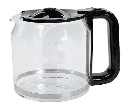 Image of Glass Carafe Jug for Coffee Machines Delonghi ICM15210 ICM15210.1 for Coffee Machine Makers