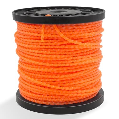 Image of Zeqeey Weed Strimmer String Cord 3.0mm x 67m Twist Square Grass Nylon Trimmer Line Heavy Duty, 0.12inch x 220ft