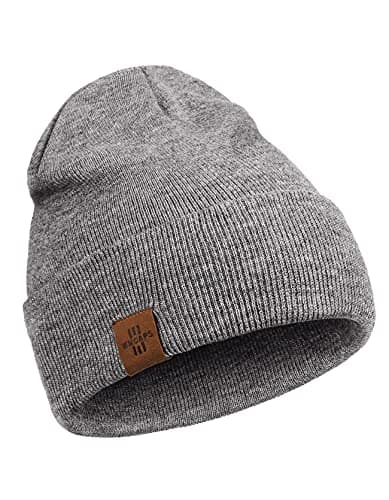 Image of Beanie for Men, Comfortable Breathable Soft Beanie, Fashion Winter Hats for Women and Men, Gifts for Him/Her (Grey)