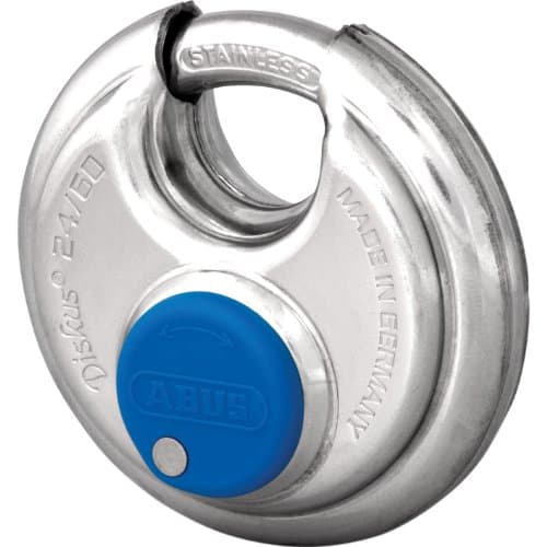 Image of ABUS 32502 Diskus Stainless Steel Shackle Padlock with EE0113 Alike Keyed