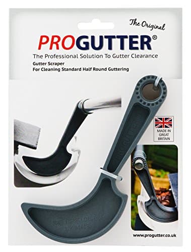 Image of PROGUTTER Half Round Gutter Cleaning Scraper. The Original Scraper for Removing Debris and Weeds from Half Round Gutters.