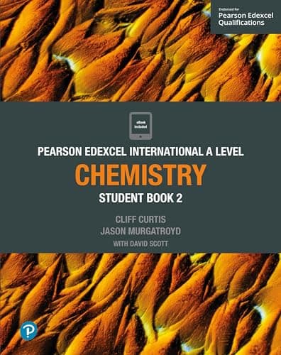 Image of Pearson Edexcel International A Level Chemistry Student Book