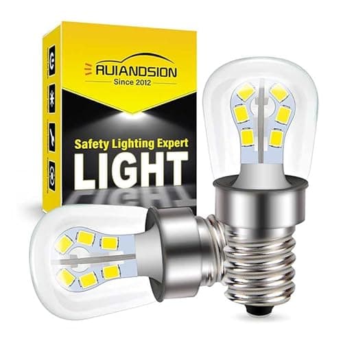 Image of Ruiandsion 2 PCS E14 AC/DC 24V LED Light Bulb T22C 2W 1200 Lumen Small Edison Screw SES LED Bulb 6000K White for RV Camper Marine, Boat, Solar Power Lamp