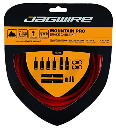 Image of Jagwire Mountain Pro Complete Brake Cable Kit - Red