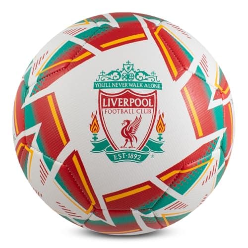 Image of Hy-Pro Officially Licensed Liverpool FC Size 5 Nova Premium Football - Kids Training Ball for Match Play & Recreational Games - Football Gift for Boys, Durable Footballs for Indoor & Outdoor Use