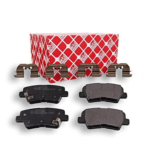 Image of febi bilstein 116378 Brake Pad Set with fastening material, 1 unit