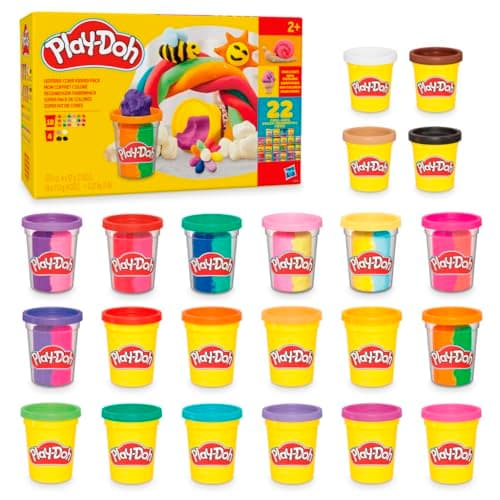Image of Play-Doh Brand PLAY-DOH Ultimate Color Variety Pack, 22 Pieces Sculpting Material for Play, Crafting, Education, 5 lb/2.27 kg