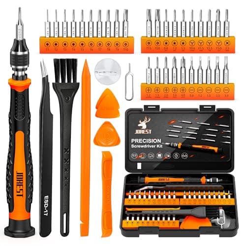 Image of JOREST 40Pcs Precision Screwdriver Set, Mini Tool Kit with Security Torx T5 T6 T8 T9, Triwing Y00, Star P5, Repair for Laptop, Switch, PS4, Xbox, MacBook, iPhone, Ring Doorbell, Watch, Glasses