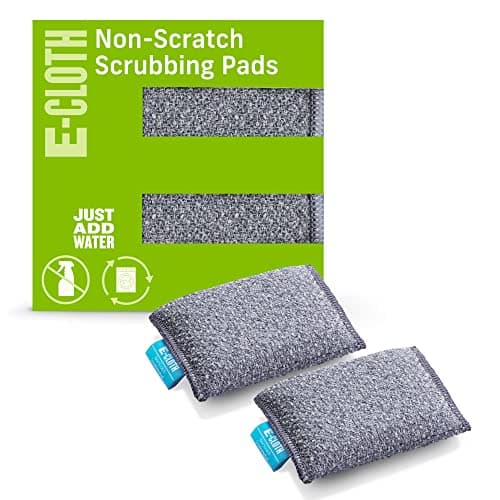 Image of E-Cloth Non-Scratch Scrubbing Pads - Scrubbing Dish Sponges Kitchen Cleaning Kit - Reusable Scrubber Sponges for Dishes and Cleaning - Non-Scratch Scrubbers for Cleaning - 2-Pack