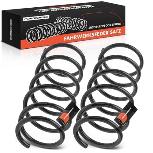 Image of Frankberg 2x Coil Spring Rear Compatible with Avensi.s Estate T27 2009-2018 Replace# 4823105500