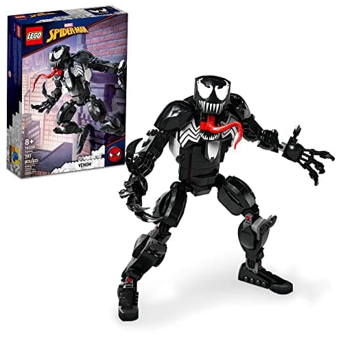 Image of LEGO Marvel Venom Figure, 76230 Fully Articulated Super Villain Action Toy, Spider-Man Universe Collectible Set, Alien Toys for Boys and Girls