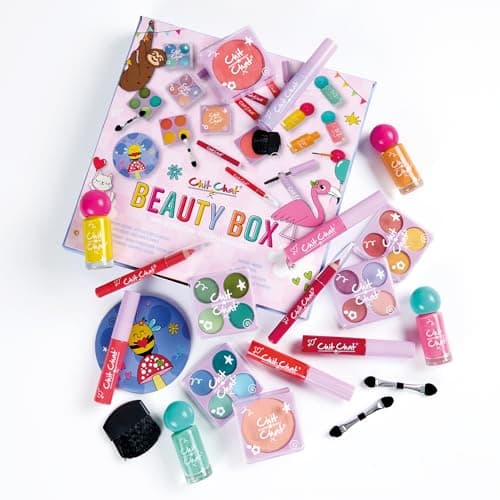 Image of Chit Chat Beauty Box 21pc Makeup Set – The Ultimate Mini Me Makeup & Pamper Set for Little Fashionistas!